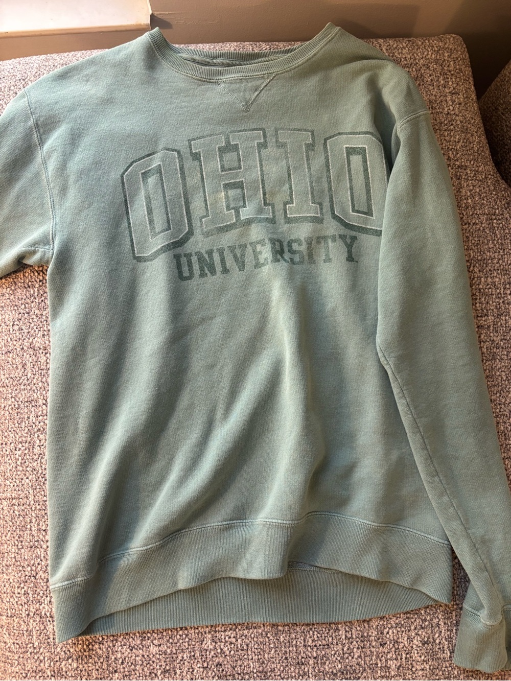 Ohio University Green Crewneck Sweatshirt - Men's